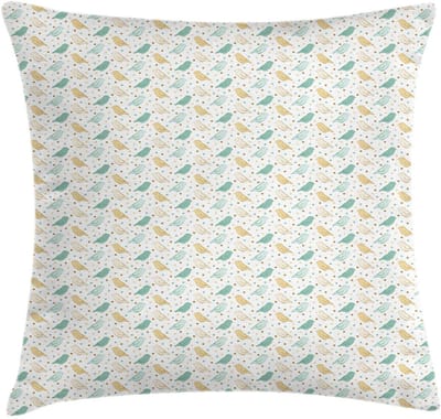 ABAKUHAUS Gedempte Kleuren Kussenhoes – Dubbelzijdig bedrukt – 40x40 cm