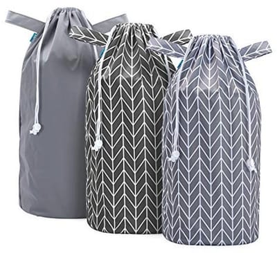 3-Pack Herbruikbare Luierbakzakken - Waterdichte Nappy Bin Bag voor Opslag