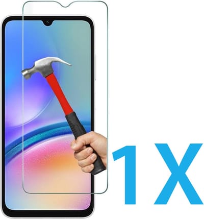 Glasplaatje Geschikt voor: Samsung Galaxy A15 - 1x Screenprotector - screen protector - glas - bescherm - beschermglas