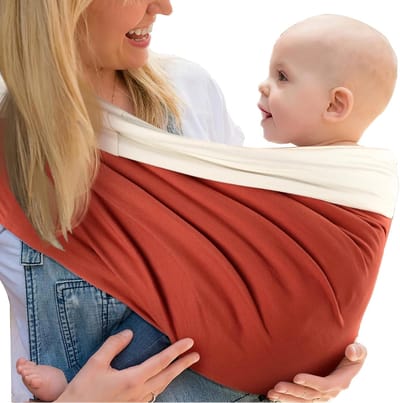 Unyqoos® Ergonomische en elastische draagdoek van katoen voor pasgeborenen en kinderen