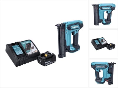 Makita DFN 350 RF1 accu staande spijkermachine 18 V 15 - 35 mm + 1x oplaadbare accu 3.0 Ah + lader