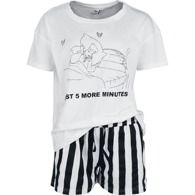Sleeping Beauty - Disney Pyjama - Five More Minutes - S tot XXL - voor Vrouwen - wit