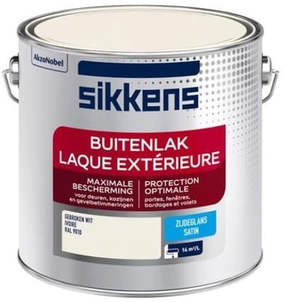 Sikkens - Sikkens Buitenlak - Zijdeglans - Ral 9010 - 2.5L