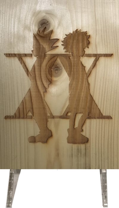 CharredArt - Houten Bord Hunter x Hunter | Hout kunst - Manga -Huis decoratie woonkamer - Wanddecoratie accessoires - Kamer interieur decoraties