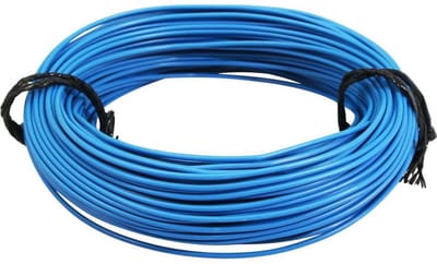 Bobine fil électrique bleu multibrin 9/10 0.75mm² x 50m faisceau pour moto cyclo