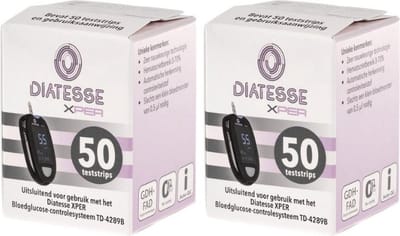 Diatesse Xper Teststrip Bundel 2x50 stuks