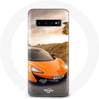 Coque pour Samsung Galaxy S10 plus Formule 1 McLaren F1 Orange