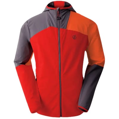 Dare2b Lattitudinal Iii Softshelljack Rood,Oranje L Man