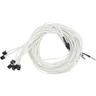 10 stuks Thermistor Sensor V2 Upgrade 3950 XH2.54 2-pins voor Ender 3 5 Pro CR6 CR10 3D-printer white