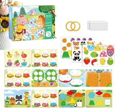 Activiteitenboek Kinderen - Educatief Leerboek - Cognitief Leren - Gladde Randen - 21 x 14 x 2 cm - Niet gespecificeerd