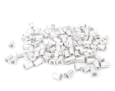 Dailygoods - 100 Stuks Aluminium Klinkmoeren Platte Kop