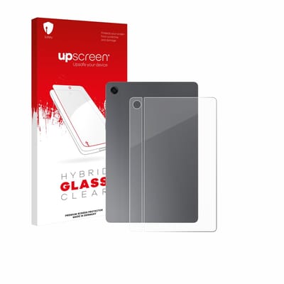 upscreen - Screenprotector voor Samsung Galaxy Tab A11 Plus 5G 11" (Achterkant) - Folie Beschermfolie Beschermglas transparant
