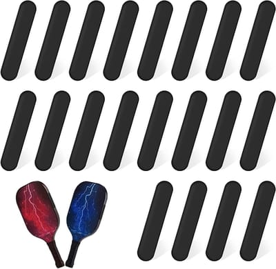 20 Stuks Zelfklevende Gewichtstape voor Pickleball en Tennisrackets - Verhoog Prestatie, Bescherming en Snelheid van Slagen