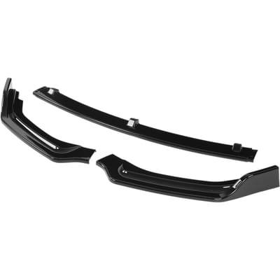 3 STUKS Glanzend Zwart Voorbumper Splitter Lip Vervanging voor Infiniti Q50 Base Luxe Premium 2018‑2021