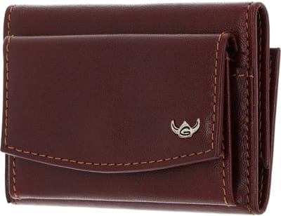 Golden Head Leren portemonnee Colorado RFID Protect Minischeintasche 1314 Tabacco bruine