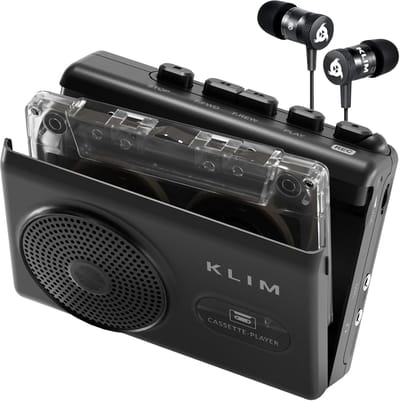 Draagbare Cassettespeler - Taperecorder Opname - Muziek Luisteren Opnemen - Automatische Stop Functie - 115 x 9 x 4 cm
