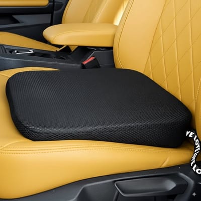 PolkaHome® StoelKussen - Ergonomisch Traagschuim Zitkussen – Comfortabel Stoel kussen voor Auto, Bureaustoel, Rolstoel en Bed. Zit Kussen Voor extra comfort en een gezonde zithouding.