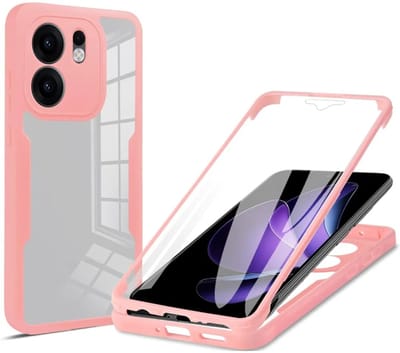 Hoesje geschikt voor Oppo Reno13 F 4G/5G / Reno13 FS 5G - Techsuit ColorVerse 360 Case met Screenprotector - Roze