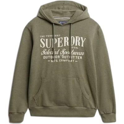 Superdry - Outdoor Supply Co hoodie met relaxte pasvorm - Heren - Hoodies
