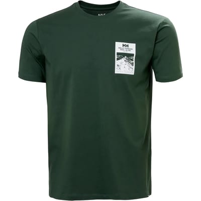 Helly Hansen Massif Graphic T-shirt Met Korte Mouwen Groen L Man