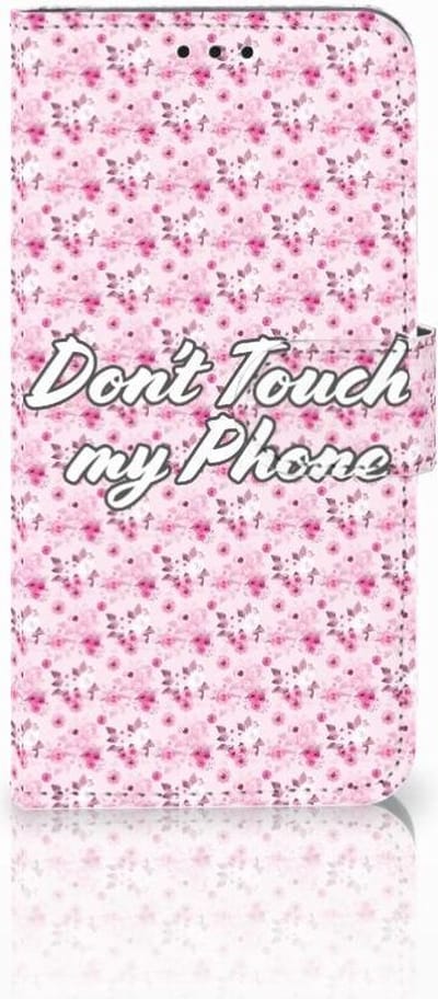 Huawei P30 Lite (2020) Portemonnee Hoesje Flowers Pink DTMP