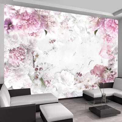 98cm X 70cm - Zelfklevend fotobehang - Dansende klaproze, 8 maten, premium print