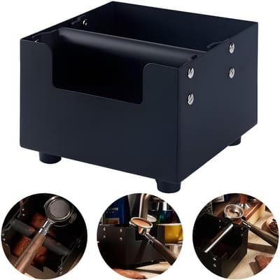 Koffie Afklopbak met Grote Capaciteit 45 Staal Schokbestendig Espresso Accessoires Koffiedik Container