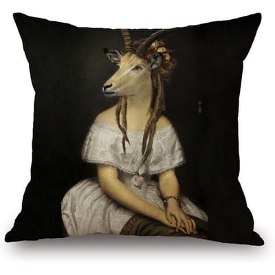 Huisdecoratie Schaap Konijn Hond Kussenhoes Schattige Dieren Kussensloop Cartoon Sofa 40x40cm