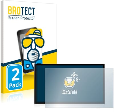 BROTECT - Screenprotector voor Garmin DriveSmart 61 LMT-S - Folie Beschermfolie matte 2 Stuks