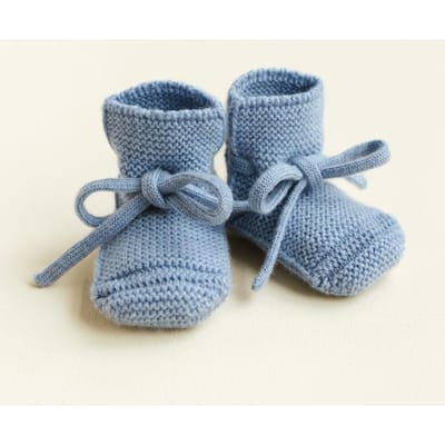 HVID slofjes light blue 9-15 mnd