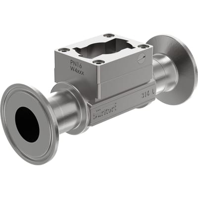 Tri-Clamp-fitting met paddle wheelsensor, DN40, RVS - Bürkert S030 - 443303