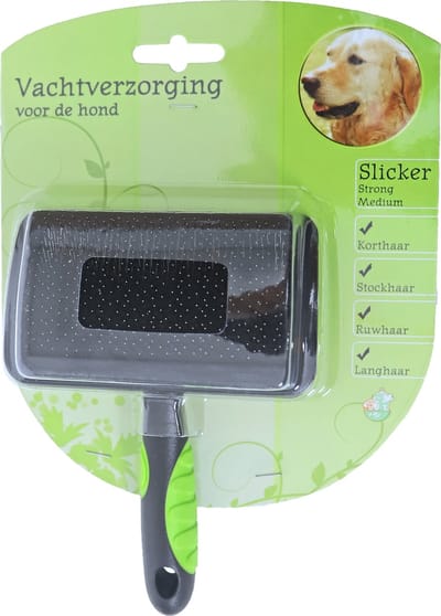 Slicker Strong Hondenborstel - Medium Gebr. de Boon