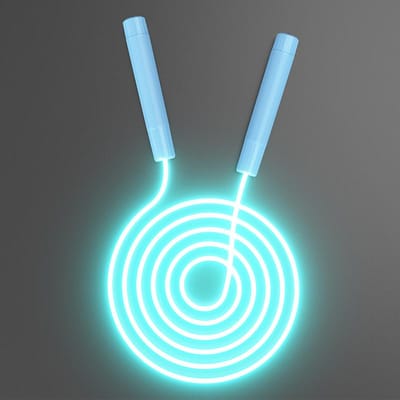 Glowend Springtouw voor Kinderen Verstelbare Pasvorm LED Nachtgloed Springtouwen Kinderen Volwassenen Lichtgewicht Training Atletisch Fitnessmateriaal