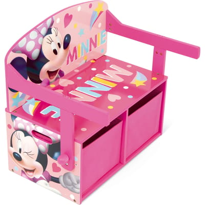 Arditex Opbergbank Minnie Mouse 60 X 47 X 56 Cm Hout Roze 3-delig