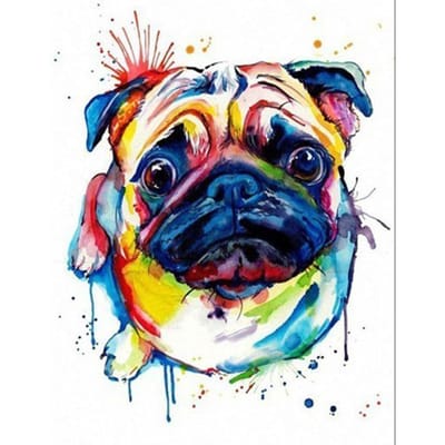 Diamant schilderij hond dier diamant borduurwerk verkoop strass foto 5d diamantmozaïek 20X30CM