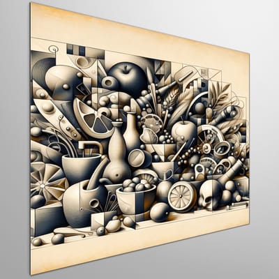 Kunstprint | Wanddecoratie | Dibond | 30 × 30 cm
