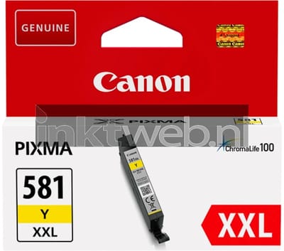 Canon CLI-581Y XXL - Inktcartridge - Origineel - Hoge capaciteit - Geel