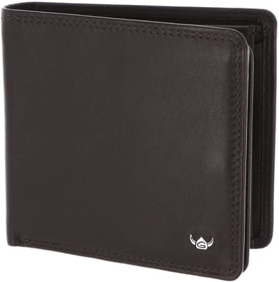 Golden Head Leren portemonnee Polo RFID Protect Scheintasche 1134 Dunkelbraun donkerbruin
