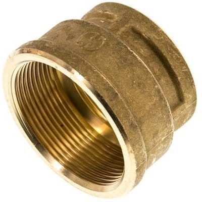 G 2'' x G 1 1/2'' Messing Ronde Sok 16 Bar - FL2S-F-B-200G-112G