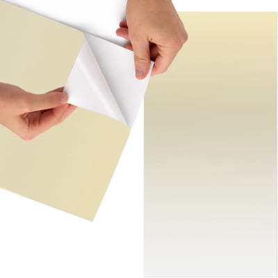 Tulup Meubelfolie - Beige kleurovergang Meubelfolie Zelfklevend - 65x130 cm - Beige Meubelfolie - Wrapfolie Keuken - Minimalist Meubelfolie - Decoratiefolie - Tafeldecoratie - Achtergronden en patronen