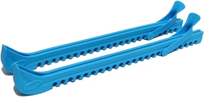 1 paar schaatsbeschermers, geschikt voor kunstschaatsen en ijshockey schaatsen, verstelbare schaatsbeschermers, schaatsaccessoires voor kinder- en volwassen schaatsen.Blauw
