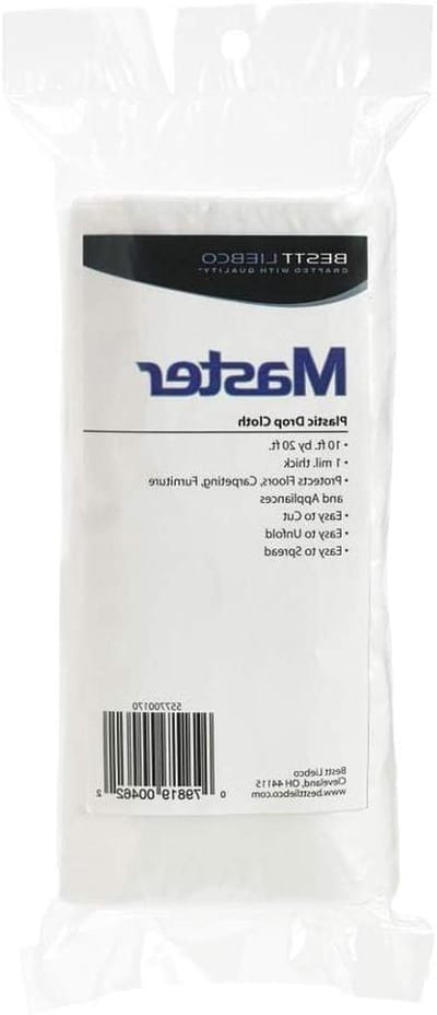 Plastic Beschermdoek - Afdekzeil - Klus Beschermen - Waterdicht - 10 x 20 voet - Transparant