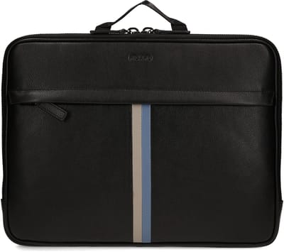 PICARD Leren laptoptas met laptopvak Horizon Laptop Bag Black zwart