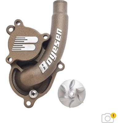 Hogedebiet waterpomp deksel voor motor met turbine Boyesen SuperCooler