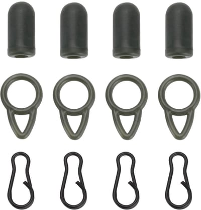 Dailygoods- Swivels 16 Sets - Kunststof Vissen Accessoires - Karper Vissen - Terminal Tackle - Snelle Haakwissel - Duurzaam en Eenvoudig te Gebruiken - Visaccessoires