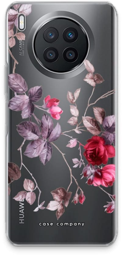 Case Company® - Hoesje geschikt voor Huawei Nova 8i hoesje - Mooie bloemen - Soft Cover Telefoonhoesje - Bescherming aan alle Kanten en Schermrand