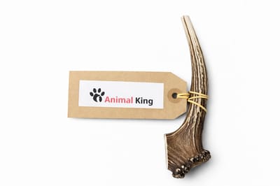 Hertengewei voor Hond 120-160 Gram - Kauwbot voor Lang Kauwplezier voor Medium Hond - Hondenbot - Harde Hondensnack - Animalking - Gewei Hond