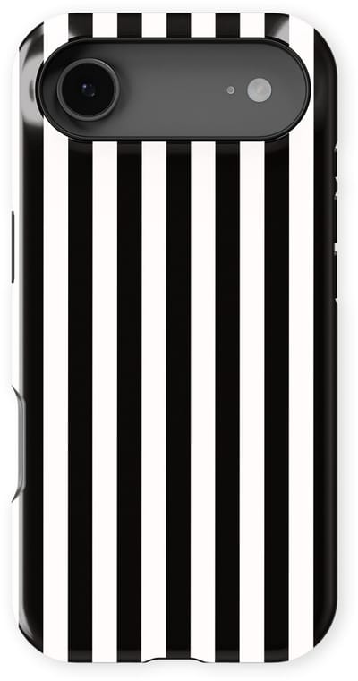 DripCase Gestreept Hoesje geschikt voor iPhone 17 Air | Backcover met Mag | Stripes Motief | Trendy Case geschikt voor iPhone 17 Air met Strepen Piano Lane