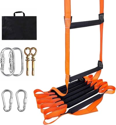 Hulpladder 20M - Brandwerende reddingsladder - Tot 600 kg belastbaar - Snel inzetbaar voor noodgevallen - ShopVlot