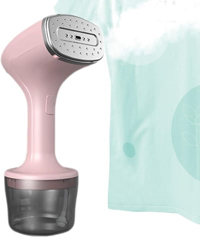 Kledingstomer - Handstomer Strijkijzer - Kreukels Verwijderen - Automatische Uitschakeling - 260 ml Tank - Roze